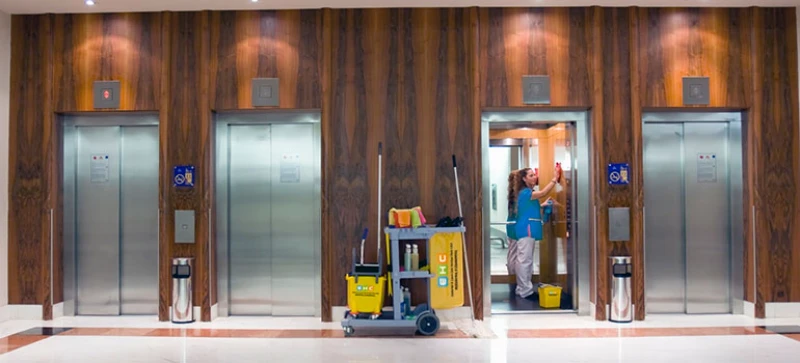 Estilo e embelezamento de elevadores
